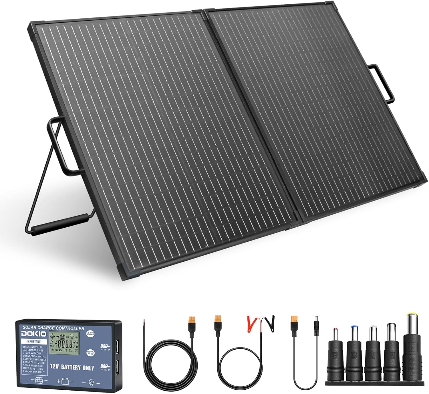 DOKIO Maletín solar 100W (18V)